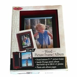 NIB FAMILY HEIRLOOM COLLECTION Wooden Photo Album